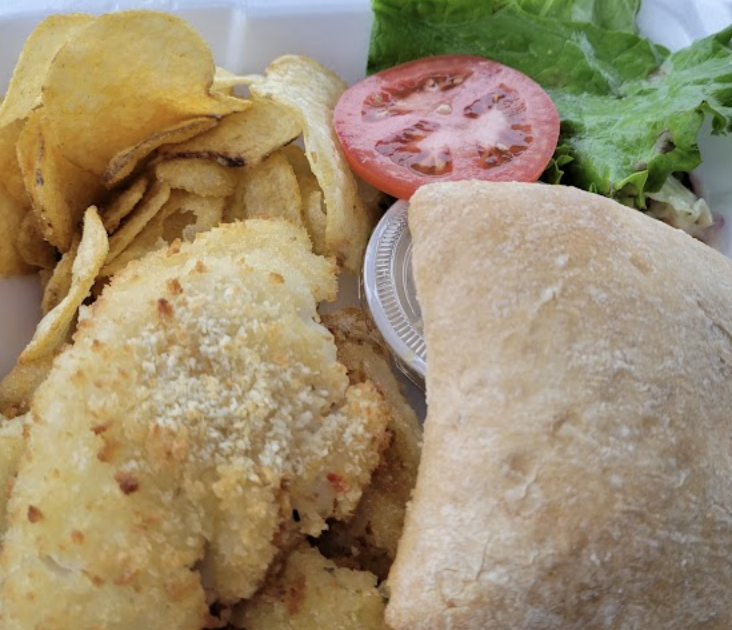 Penn Avenue Fish Company signature dishes Fish TacosFish SandwichSneaky Pete Sandwich